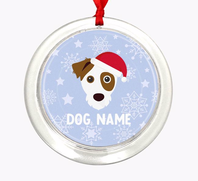 Snowflake: Personalized {breedFullName} Christmas Decoration